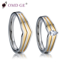 Gold Groove Jewelry Fashion Jewellery Ring Sets